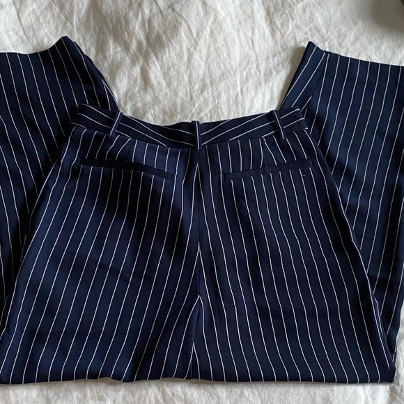 Aritzia Babaton Modesto striped pant in navy - Picture 4 of 7